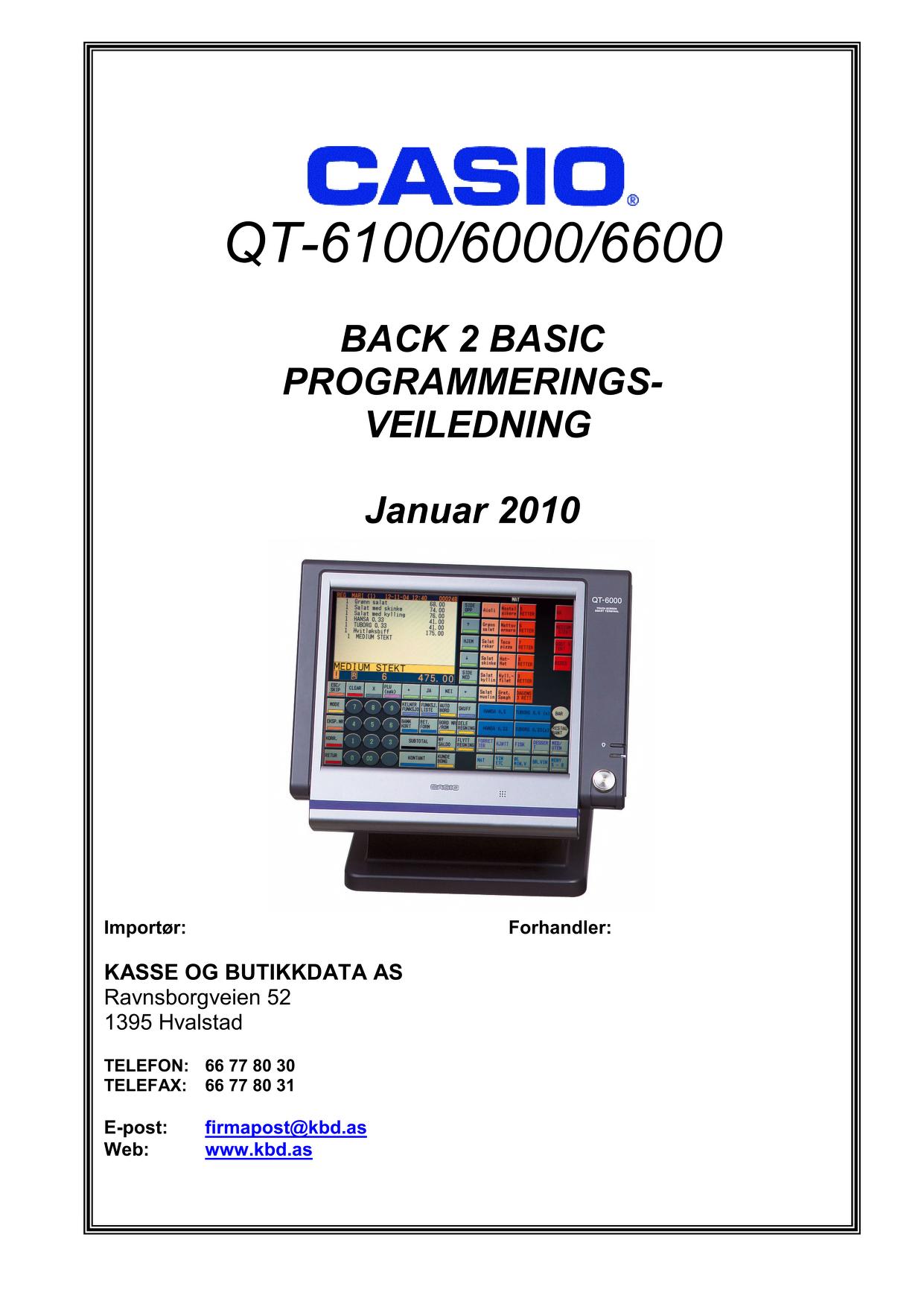 international nuttet aluminium CASIO QT-6x00 programmering : Free Download, Borrow, and Streaming :  Internet Archive
